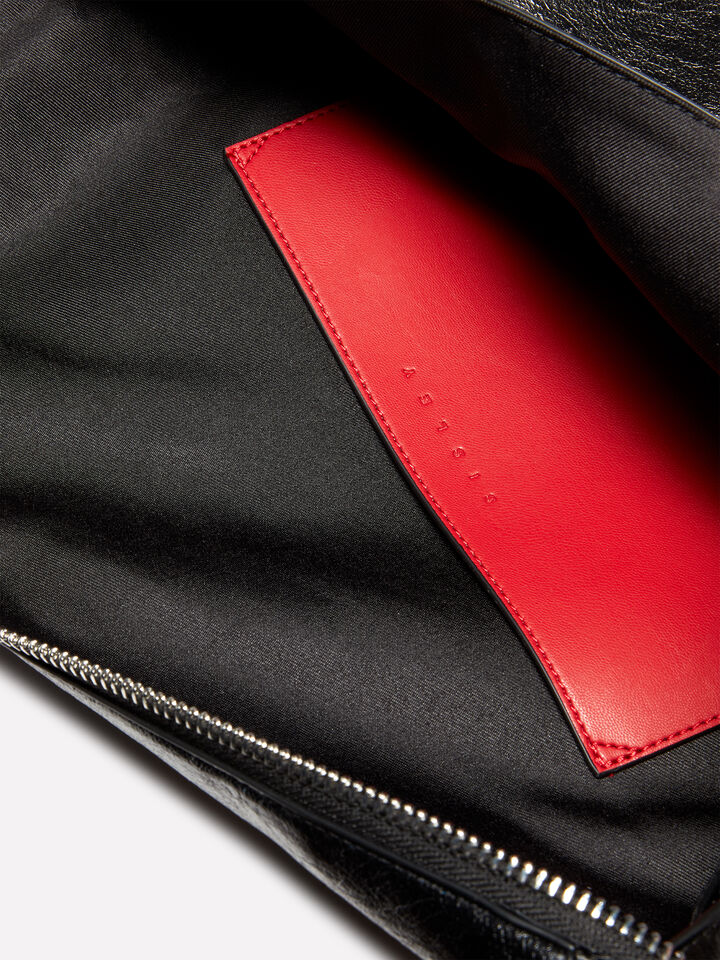 Bolsa de ombro assimétrica preta - null - Preto | Sisley image number 4